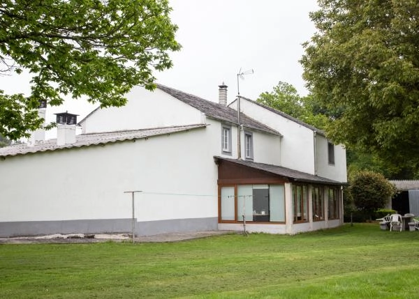  Galicia, Lugo, Vilalba ,Turbelas, casa de campo, vista galeria             