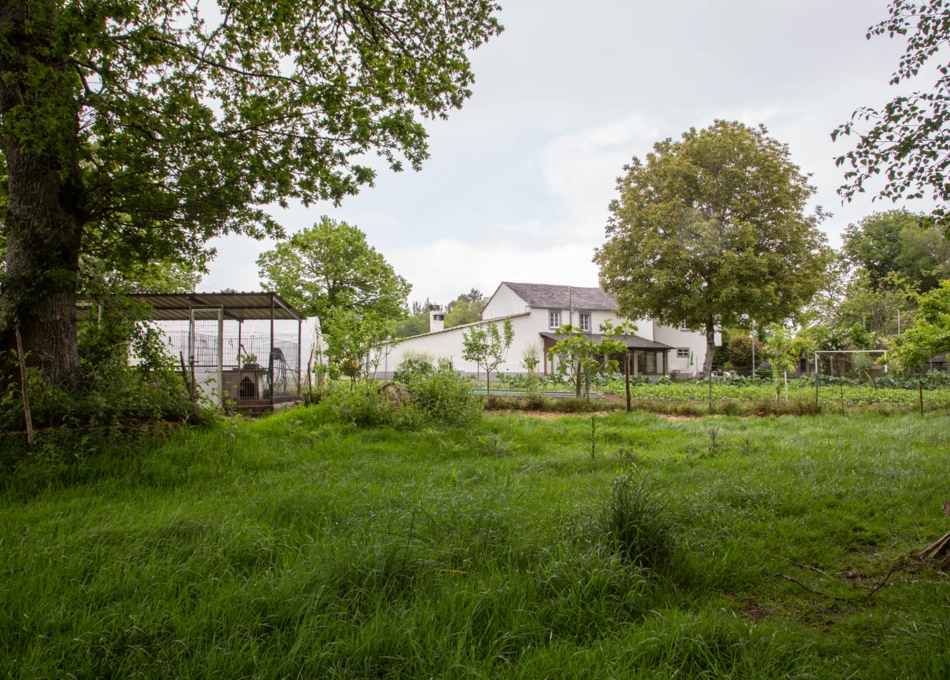  Galicia, Lugo, Vilalba ,Turbelas country house, view from land            