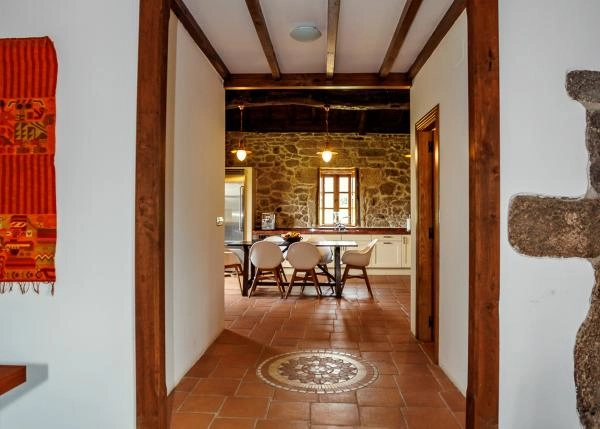 Galicia, Lugo, Taboada, casa de campo comedor