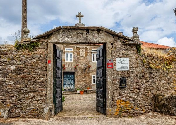 1793-Galicia, Arzua, Pazo, entrada 1