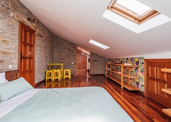 1793-Galicia, Arzua, Pazo, habitacion 2