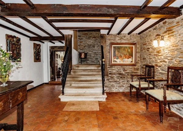 1793-Galicia, Arzua, Pazo, salon 2