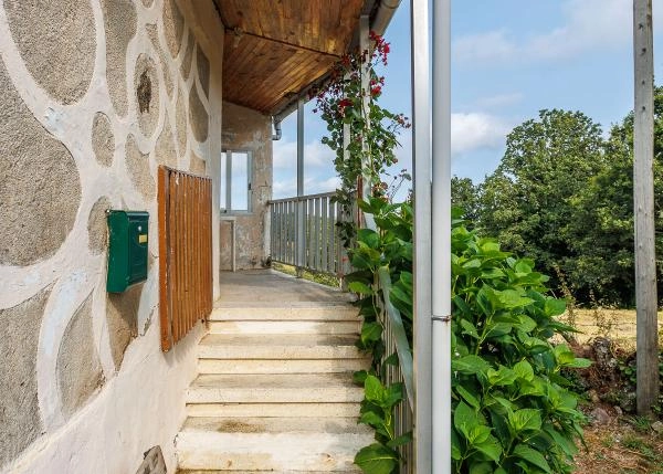 Galicia, Orense, Montederramo casa de campo, escalera