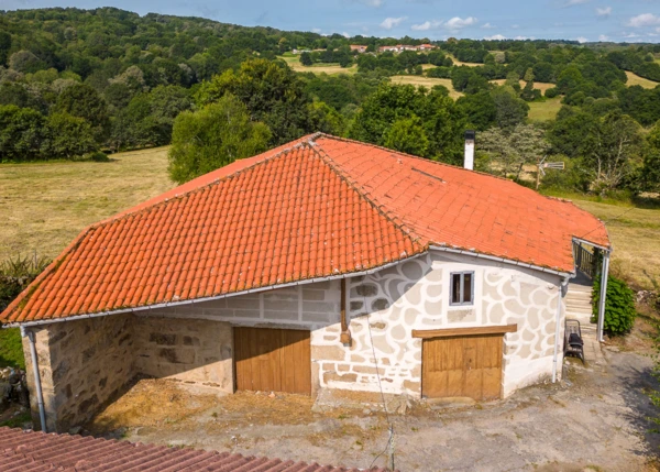 Galicia, Orense, montederramo, country house, arial view 1