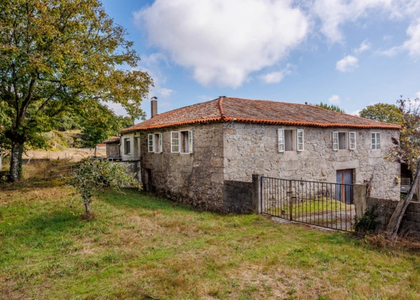1821-Galicia, Lugo, Taboada, casa de campo, vista entrada plot