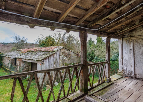 1896- Galicia, Lugo, Chantada Country House, balcony