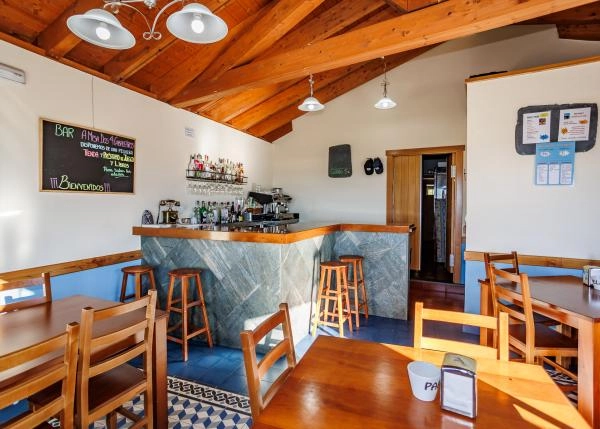  Galicia, Lugo, Pobra de Brollon, Pueblo, bar