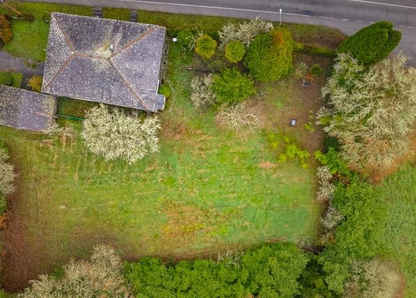 Galicia, Lugo, Guitiriz, casa de campo, vista area 2