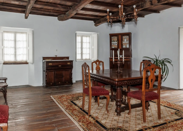 Galicia, Lugo, Guitiriz, country house dining room