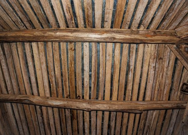 Galicia, Coruña, Ortiguiera, Country house roof 