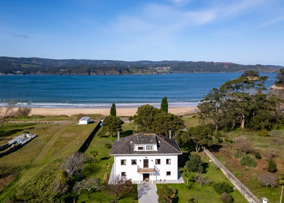 1964- Galicia, Lugo, Viveiro, country house, arial view 1