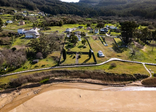 1964- Galicia, Lugo, Viveiro, country house, arial view 3