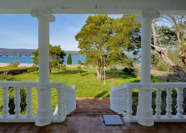 1964- Galicia, Lugo, Viveiro, country house, view from balcony