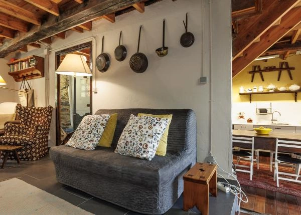 1972-Galicia, Coruña, As Pontes, casa rustica, salon 2