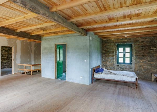 1984-Galicia, Lugo, casa rural, habitaciones 4