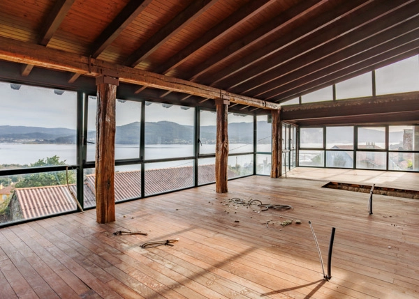 Galicia, La Coruña, Siavo, Noia, planta superior con vistas a la ria 2