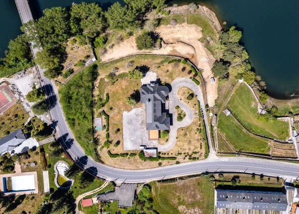 Galicia, Ourense, Viana do Bolo arial view 3