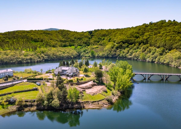 1999 - Galicia, Orense,  country house aerial view 1