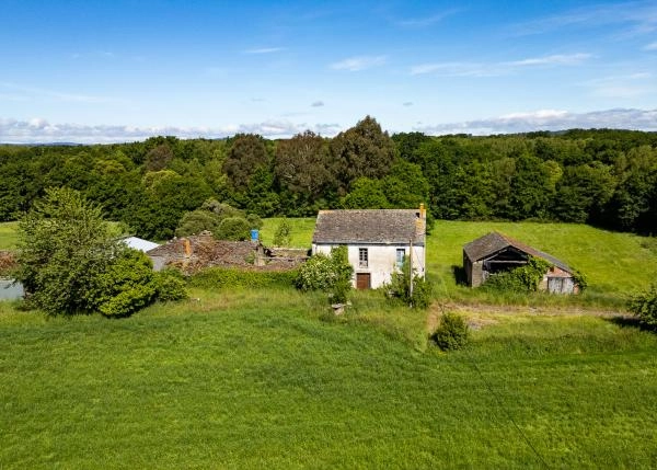 Galicia, Lugo, Cospeito, country house arial view 4