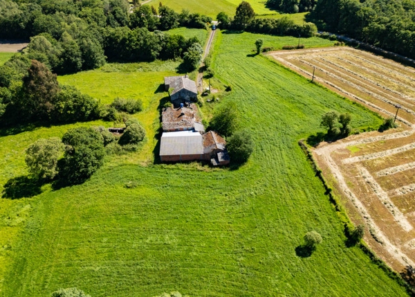 2019- Lugo, Cospeito, casa rustica vista area 2