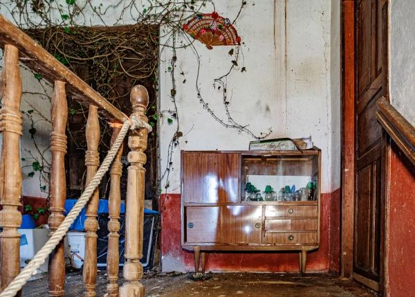 2019- Lugo, Cospeito country house, staircase 1