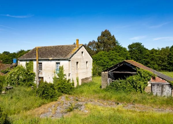 Galicia, Lugo, Cospeito, country house arial view 5