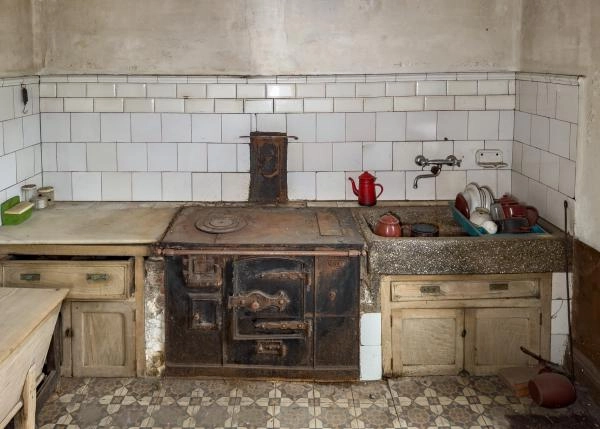 Asturias, Salas, Barcenas, kitchen 1