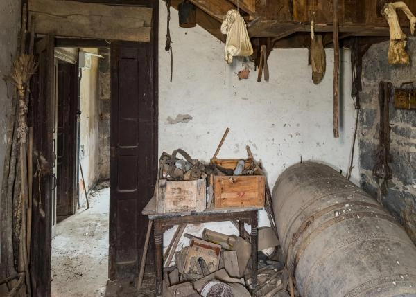 Asturias, Salas, Barcenas, wine cellar