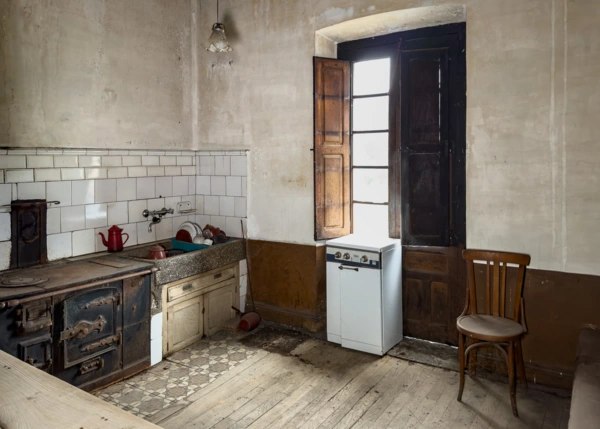 Asturias, Salas, Barcenas, kitchen 2