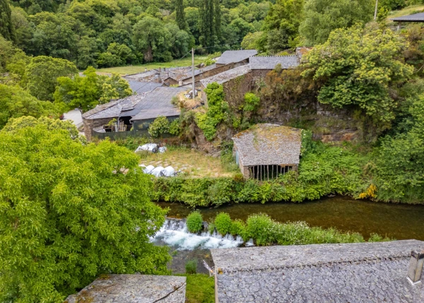 2060-Galicia, Lugo Samos, Arial view 1