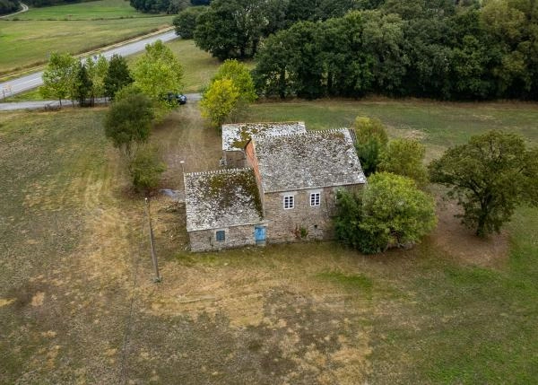 Galicia, Lugo, Cospeito, Momancos, arial view 5