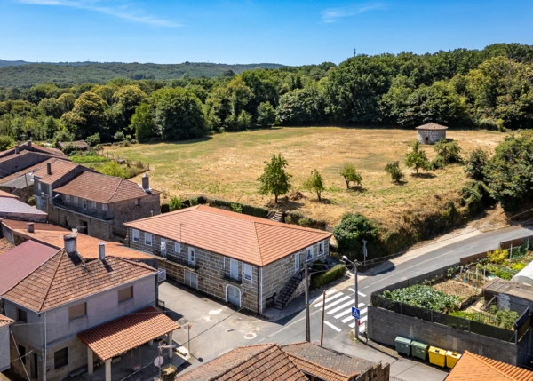 2098- Galicia, Ourense, trasmiras arial view