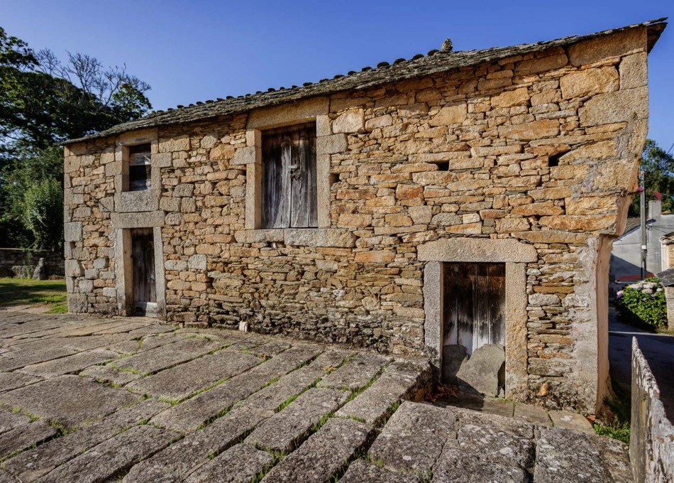 2128 - Galica, Lugo, Outeiro de Rei, vista desde jardin