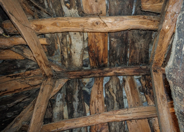 2128 - Galicia, Lugo, Outeiro de Rei, wooden ceiling