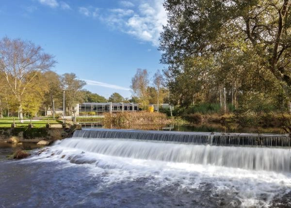 Galicia, Lugo, Friol, river view 1