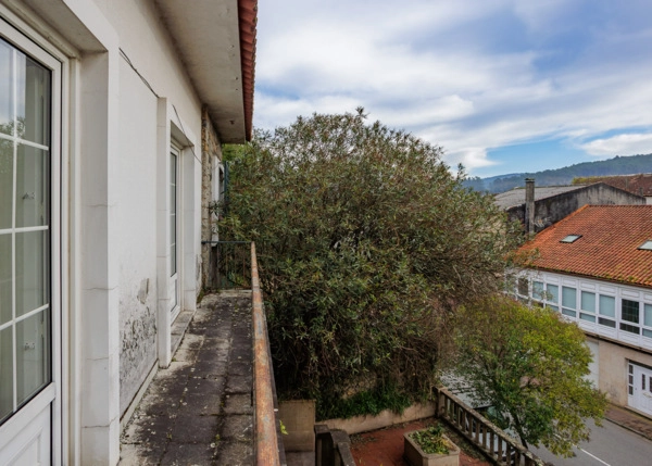 Galicia, La Coruña, Noia, balcony