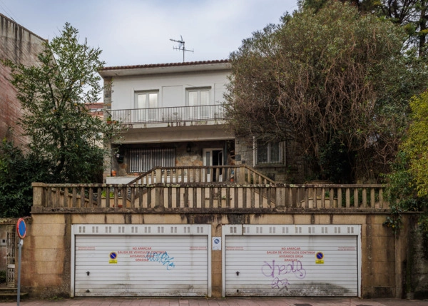 Galicia, La Coruña, Noia, street view