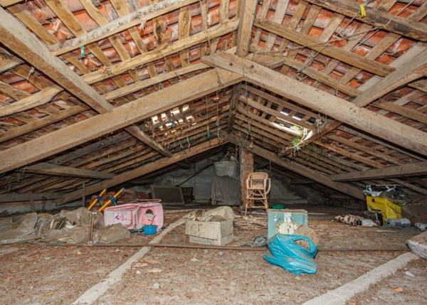 Galicia, La Coruña, Noia, attic                   