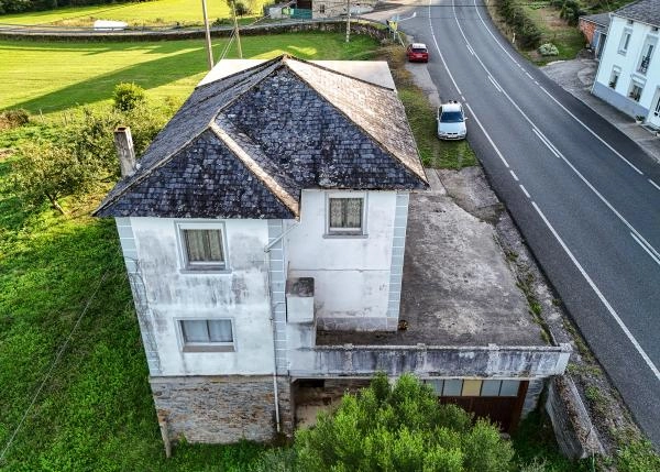 Galicia, Lugo, A Pontenova, Arial view 5