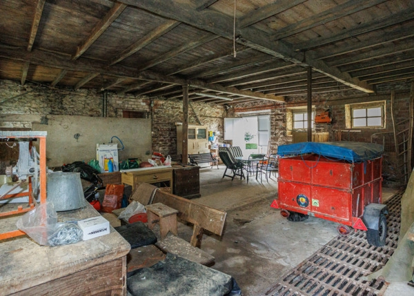 Galicia, Lugo, Vilapene, shed workshop