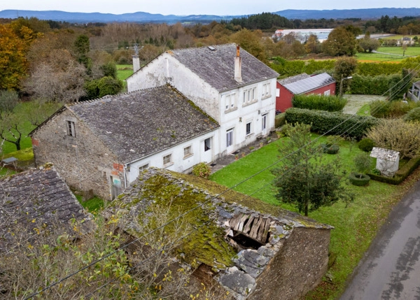 Galicia, Lugo, Vilapene, vista area 