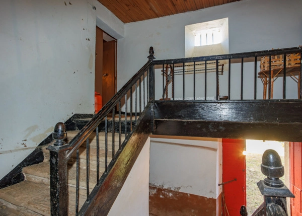 Galicia, Lugo, Becerreá, staircase