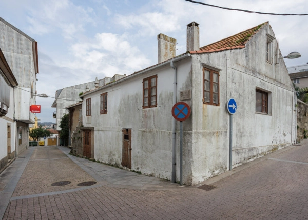 Galicia, Pontevedra, Sanxenxo, street view