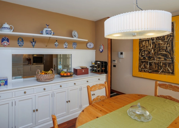 Galicia, Lugo, Meilan, dining room 
