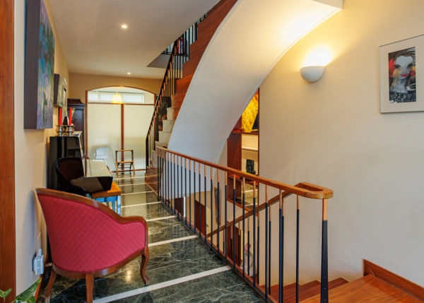 Galicia, Lugo, Meilan, main staircase