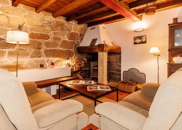Galicia, Ourense, Ribeira Sacra, rural hotel, salon