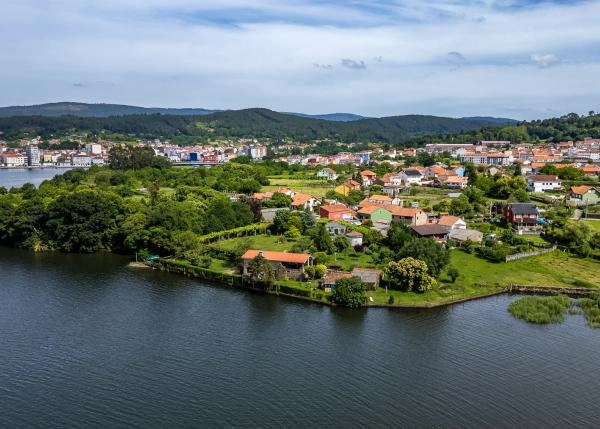 Galicia, La Coruña, Noia, vista area 2