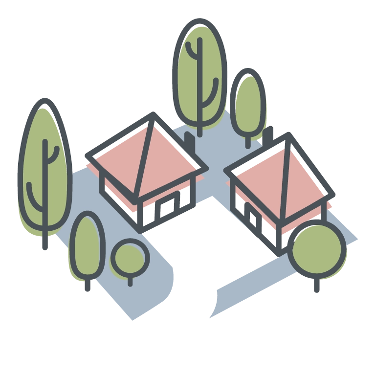 Varias edificaciones