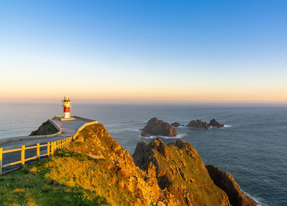 Galician_Country_Homes_lighthouse_galicia_coast _sea_sunset